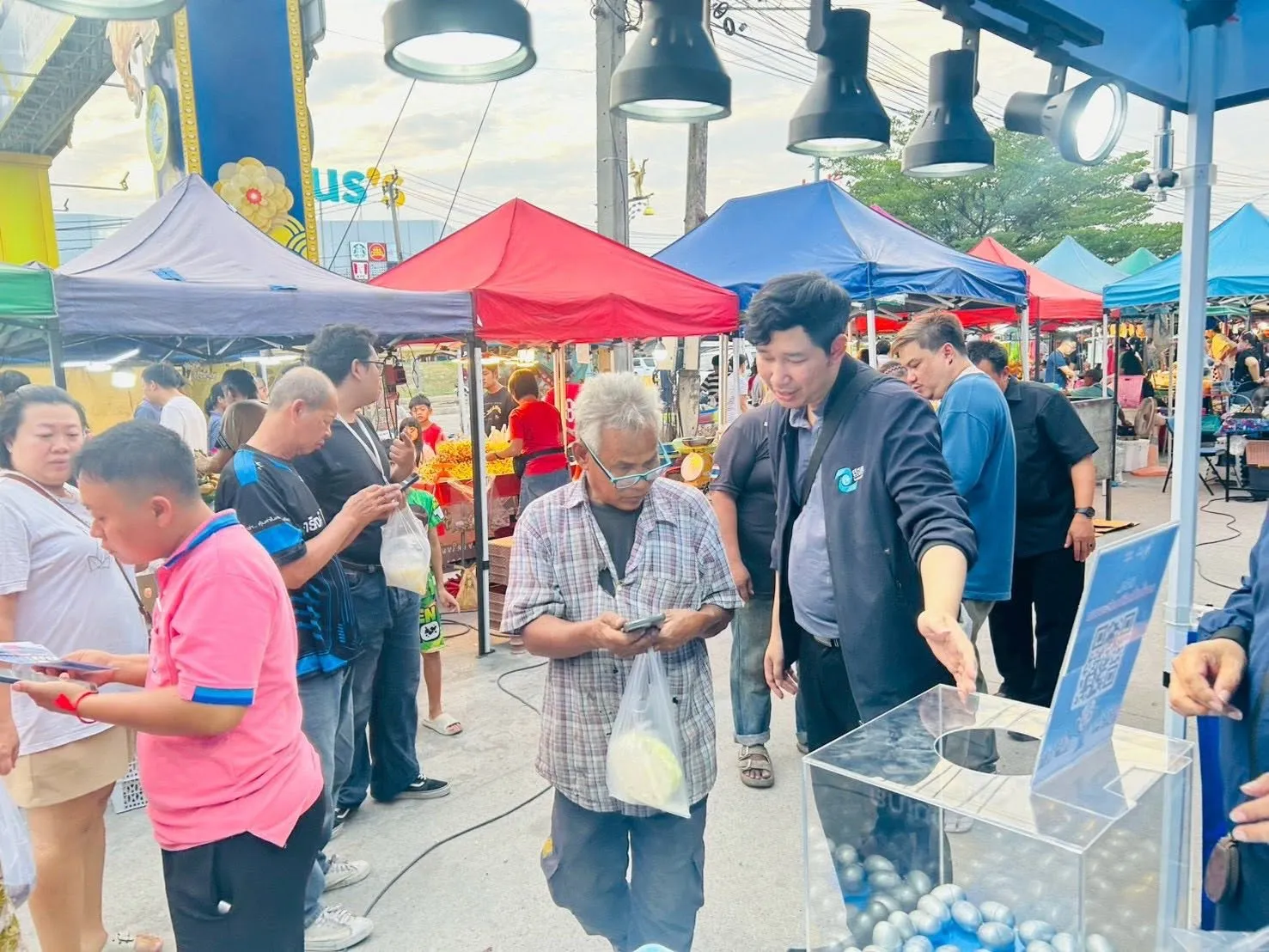 💥 ลงพื้นที่ประชาสัมพันธ์ ณ ตลาดนัดแยก M16 จังหวัดชลบุรี