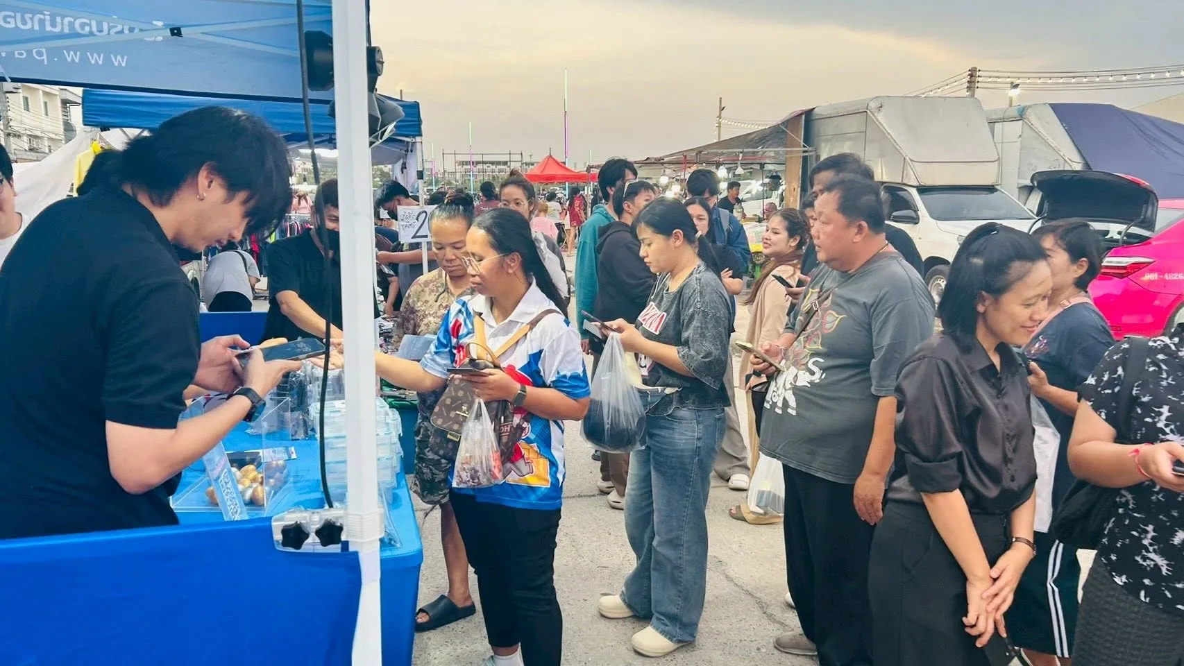 💥 ลงพื้นที่ประชาสัมพันธ์ ณ คลองถม ตลาดไท ปทุมธานี