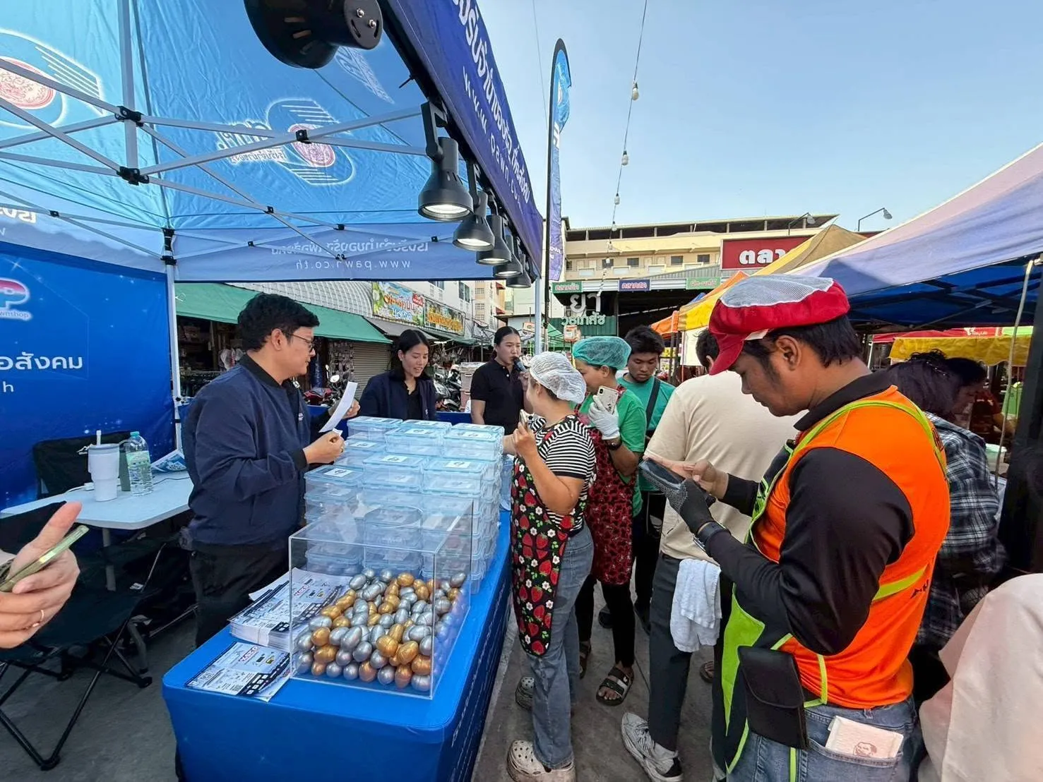 💥 ลงพื้นที่ประชาสัมพันธ์ ณ ตลาดนัดหมั่นมาก จ.อยุธยา
